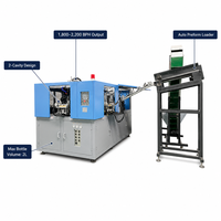 Machine de soufflage automatique à 2 cavités, 2L PET, servomoteur, 2200BPH, certifiée CE Intertek, pour l'utilisation en usine de jus et d'eau