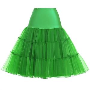 Q30429 Logo personnalisé 25 "65CM Long <span class=keywords><strong>jupon</strong></span> <span class=keywords><strong>pour</strong></span> mariage Vintage Cosplay <span class=keywords><strong>jupon</strong></span> Crinoline sous-jupe <span class=keywords><strong>Rockabilly</strong></span> Tutu jupe - Product Image 6