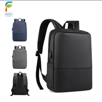Sac à dos pour ordinateur portable grande capacité pour homme, en tissu imperméable, 15,6 pouces, sac de voyage, sac de bureau, prix d'usine