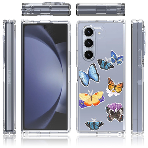 Tùy Chỉnh UV In Pha Lê Trong Suốt Lai Điện Thoại Di Động Trường Hợp Đối Với <span class=keywords><strong>Samsung</strong></span> Cho Galaxy Z Gấp Rõ Ràng 2.0Mm Độ Dày PC Trường Hợp Điện Thoại - Product Image 2