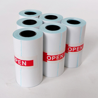 107x30mm 77x30mm 57x30mm Papier d'étiquettes pour imprimante thermique autocollante pour mini imprimante