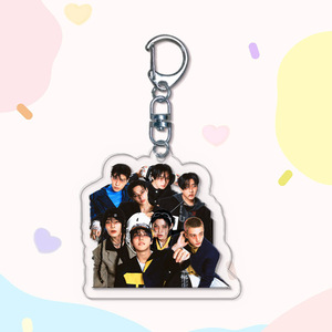 Portachiavi in acrilico DO IT Album Stray Kids, ciondolo per borsa Kpop, portachiavi per auto, ciondolo per telefono, vendita all'ingrosso - Product Image 5