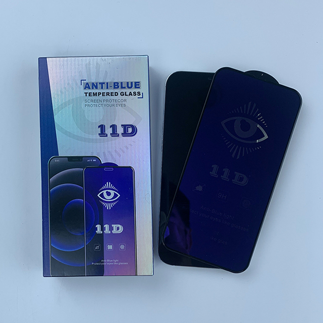 11D Curved Glass Mobile Phone Protective Tempered Film for iPhone 15 Pro Max Screen Protector