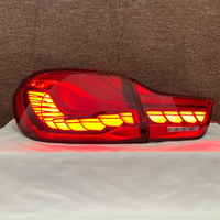 Feux arrière SJC Auto pour BMW Série 4 F32 F33 F36 F82 GTS 13-19, feux arrière modifiés M4 Dragon Scale, clignotants, accessoires de voiture