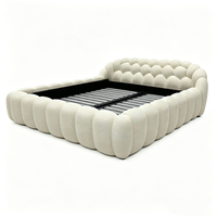 Lit de design en cuir moulé, matelassé, avec maille alvéolée 5D, style tatami moderne et minimaliste, écologique, taille Twin XL, souple