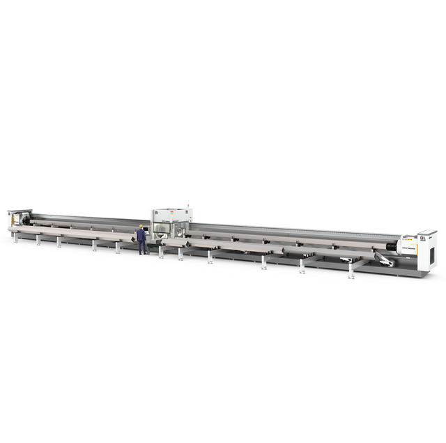 GL LASER Fibre Pipe Lazer Cutter 120mm 6m Length Automatic Loading and Unloading Tube Laser Cutting Machine