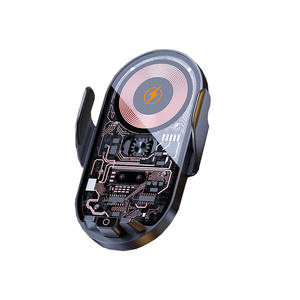 Support de téléphone de voiture à chargement sans fil Yiju, fixation universelle sur tableau de bord ou grille d'aération, en alliage d'aluminium rechargeable - Product Image 2