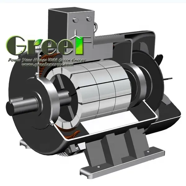 Низкий крутящий момент 5 кВт 10 кВт бесщеточный гидромагнитный генератор для гидротурбинного гидроэлектрогенератора