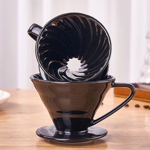 Juego de filtro de goteo de café portátil al por mayor con taza de porcelana de cerámica colorida - Product Image 5