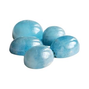 Cabujones de piedras preciosas sueltas de Aguamarina lechosa de alta calidad, todas las formas, tamaños, precios al por mayor, piedras preciosas sueltas para la fabricación de joyas - Product Image 1