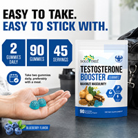 SOLOTREE 90 Comprimés – Complément Alimentaire pour Maximiser la Masculinité – Énergie, Endurance, Vitalité – Gummies Stimulants de Testostérone pour Hommes