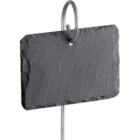 Großhandel Schiefer Pflanze Etiketten Wetterfeste Garten Zeichen Stein Blank Marker Tags Mit Edelstahl Pfähle