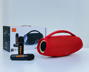 Altavoz de Buen Sonido BOOMS BOX3 (B21) Sistema de Alta Fidelidad, Altavoz Portátil para Fiestas al Aire Libre, Altavoz de Karaoke con Micrófono y Bluetooth - Product Image 4