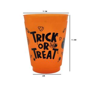 Vasos de Plástico Reutilizables de Halloween para Niños, para Fiestas de Verano, Invierno y Otoño, Celebraciones en Casa - Product Image 2
