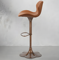 Tabourets de bar de luxe modernes en acier, hauteur réglable 60-80 cm, écologiques, légers, stables, pour extérieur et intérieur, pivotants à 360°, pour salle à manger et centre commercial