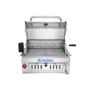 Four à <span class=keywords><strong>barbecue</strong></span> à <span class=keywords><strong>gaz</strong></span> en acier inoxydable pour l'extérieur Propane (LP/LPG) Cuisine <span class=keywords><strong>de</strong></span> camping <span class=keywords><strong>Bois</strong></span> à haute pression électronique pour les fêtes - Product Image 6