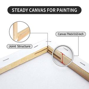 <span class=keywords><strong>Tele</strong></span> di pittura Pre allungate adatte a vari stili di pittura tavole di tela bianca in cotone a fiocco lungo - Product Image 4