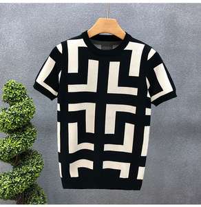 T-shirt da Uomo di Alta Qualità, Classica, di Lusso, alla Moda, Traspirante, Comoda e Fresca, a Maniche Corte - Product Image 5