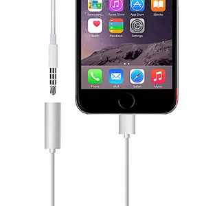 Kabel Adaptor Pengisi Daya Audio, Konverter Kabel Aux Headphone untuk iPhone 12 11X8 7 6 untuk iPhone 12