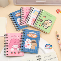 Y622 Schulgeschenke Niedliches Kawaii Spiralgebundenes Notizbuch mit Papierumschlag im Taschenformat A7 für Kinder