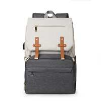 Nouvelle maman et bébé sac à dos Oxford tissu grande capacité avec poussette capacité suspendue étanche pour le stockage des couches