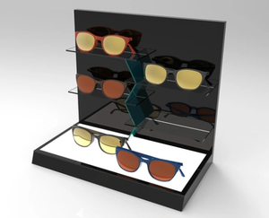 Màn hình trưng bày kính mắt <span class=keywords><strong>acrylic</strong></span> cao cấp, nhiều tầng, để bàn - Product Image 4