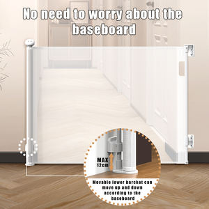 Barrière de sécurité rétractable PRODIGY SG021 <span class=keywords><strong>extensible</strong></span> de 1 à 3 mètres pour enfants, bébés, escaliers, parcs pour bébés - Product Image 4