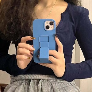 Funda de Silicona con Soporte, Color Caramelo, Antigolpes, para iPhone 11, 14, 15, 16, 17, Venta al Por Mayor de Fábrica, Carcasas para Teléfono - Product Image 5
