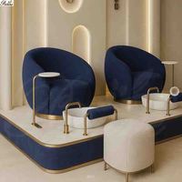Chaises de salon de manucure multifonctionnelles de haute qualité de Chine, chaises de spa victoriennes/bancs de pédicure individuels, station de luxe