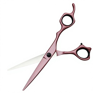 Ciseaux à cheveux en acier inoxydable rose gold, ciseaux professionnels pour coiffeur, pour le coiffage et le soin des sourcils - Product Image 2