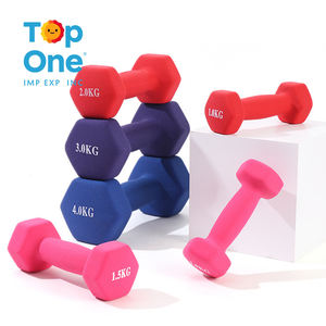 TopOne ménage exercice équipement sportif Yoga Fitness solide fonte hexagone haltères - Product Image 1