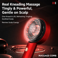 Peigne de massage pétrissant pour le cuir chevelu, dispositif médical pour la croissance saine des cheveux et l'application de liquides