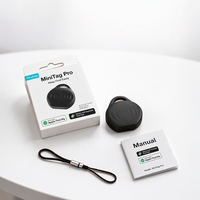 Traceur anti-perte pour iOS et Android - Localisateur pour enfants et personnes âgées - Étanche - Contrôle par application - Détection de chute - USB-C
