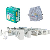Niedriger Preis Gebrauchte Windel herstellungs maschine Preis Voll automatische Baby windel maschine für Klimmzug windel