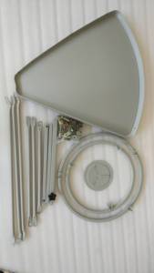 Antenne parabolique extérieure en acier de 1.5m pour bande TV C/Ku avec test de pulvérisation de sel de 500 heures - Product Image 6