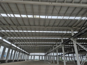 Durable Galvanized Steel <b>Frame</b> Prefabricated Steel Structure Building for Modern Industrial Workshop and Storage Warehouse - Product Image 3