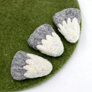 Adorno de Fieltro y Lana Hecho a Mano, Gorro de Nieve, Artesanía de Fieltro de Lana, Adorno de Escritorio, Decoración Navideña para el Hogar, Estilo Nórdico, Habitación Infantil - Product Image 1