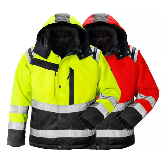 Waterproof Breathable Flame Retardant Industrial Construction High Visibility Winter Heavy Worker Reflective Safety Workwear