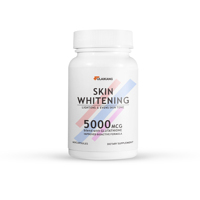 Capsules de collagène blanchissantes pour la peau, marque privée, 5000mcg 2000mg, antioxydant, certifié GMP, 2 capsules par jour, 60/90/120