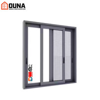 Ventanas Corredizas de Aluminio Personalizadas OUNA, Eficiencia Energética NFRC AS2047, Vidrio Templado Resistente a Impactos de Huracanes