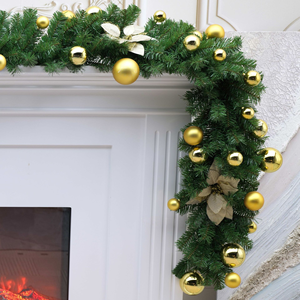 1 Pezzo di Viti Artificiali per Decorazione d'Interni, Ghirlanda Verde Artificiale da 2,7m per Decorazione Pareti Camera da Letto, per Feste, Matrimoni, Decorazioni Natalizie - Product Image 4