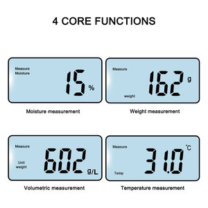 Alta Precisión Digital automático <span class=keywords><strong>de</strong></span> maíz <span class=keywords><strong>de</strong></span> grano arroz trigo <span class=keywords><strong>humedad</strong></span> Metro Tester <span class=keywords><strong>Detector</strong></span> puede prueba 24 tipos <span class=keywords><strong>de</strong></span> grano - Product Image 4