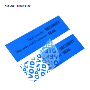 Kích thước tùy chỉnh chất lượng cao làm xáo trộn bằng chứng <span class=keywords><strong>VOID</strong></span> an ninh nhãn dán tính xác thực chống hàng giả bảo vệ an ninh sản phẩm - Product Image 5