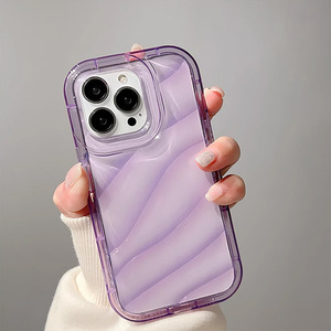 <span class=keywords><strong>Funda</strong></span> de lujo con patrón ondulado de agua para <span class=keywords><strong>Iphone</strong></span> 16 15 <span class=keywords><strong>11</strong></span> 14 13 12 <span class=keywords><strong>Pro</strong></span> <span class=keywords><strong>Max</strong></span> XR XS <span class=keywords><strong>Max</strong></span> 7 8 Fundas transparentes de silicona suave engrosada anticaída - Product Image 1
