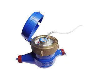 Medidor de agua fría y caliente Clase B, 1/2 "-2", salida de pulso, medidor de agua opcional