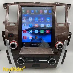 12.1 "Tesla écran GPS Navigation stéréo sans fil CarPlay <span class=keywords><strong>Radio</strong></span> pour Nissan <span class=keywords><strong>patrouille</strong></span> Y62 2010 Android voiture lecteur vidéo multimédia - Product Image 6