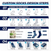 Chaussettes personnalisées avec logo, chaussettes de sport respirantes en tricot, chaussettes athlétiques avec soutien de la voûte plantaire, chaussettes de créateur pour le cyclisme et le jogging