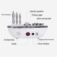 Appareil de microdermabrasion au diamant pour salon de beauté, machine de soin du visage, pulvérisation d'oxygène, usage domestique, aspirateur pour éliminer les points noirs