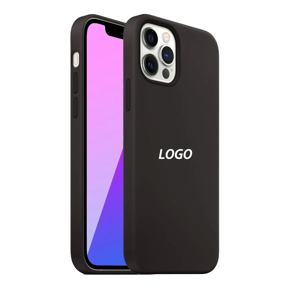 Official Original Silicone Phone Cases For Apple iPhone 11 12 13 14 Pro XS Max XR X Case 7 8 plus 12 13 Mini Full Cover