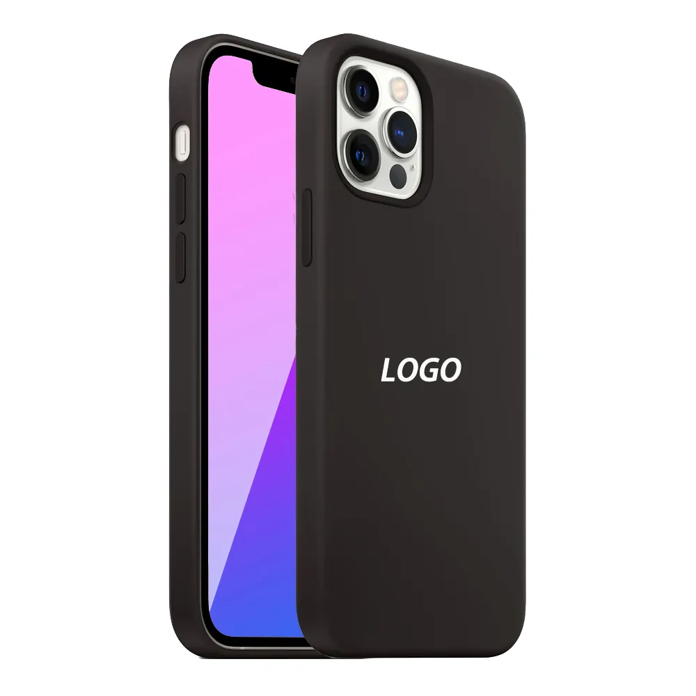 Apple iPhone 11 12 13 14 Pro XS Max XR X Case 78 plus 1213ミニフルカバー用の公式オリジナルシリコン電話ケース